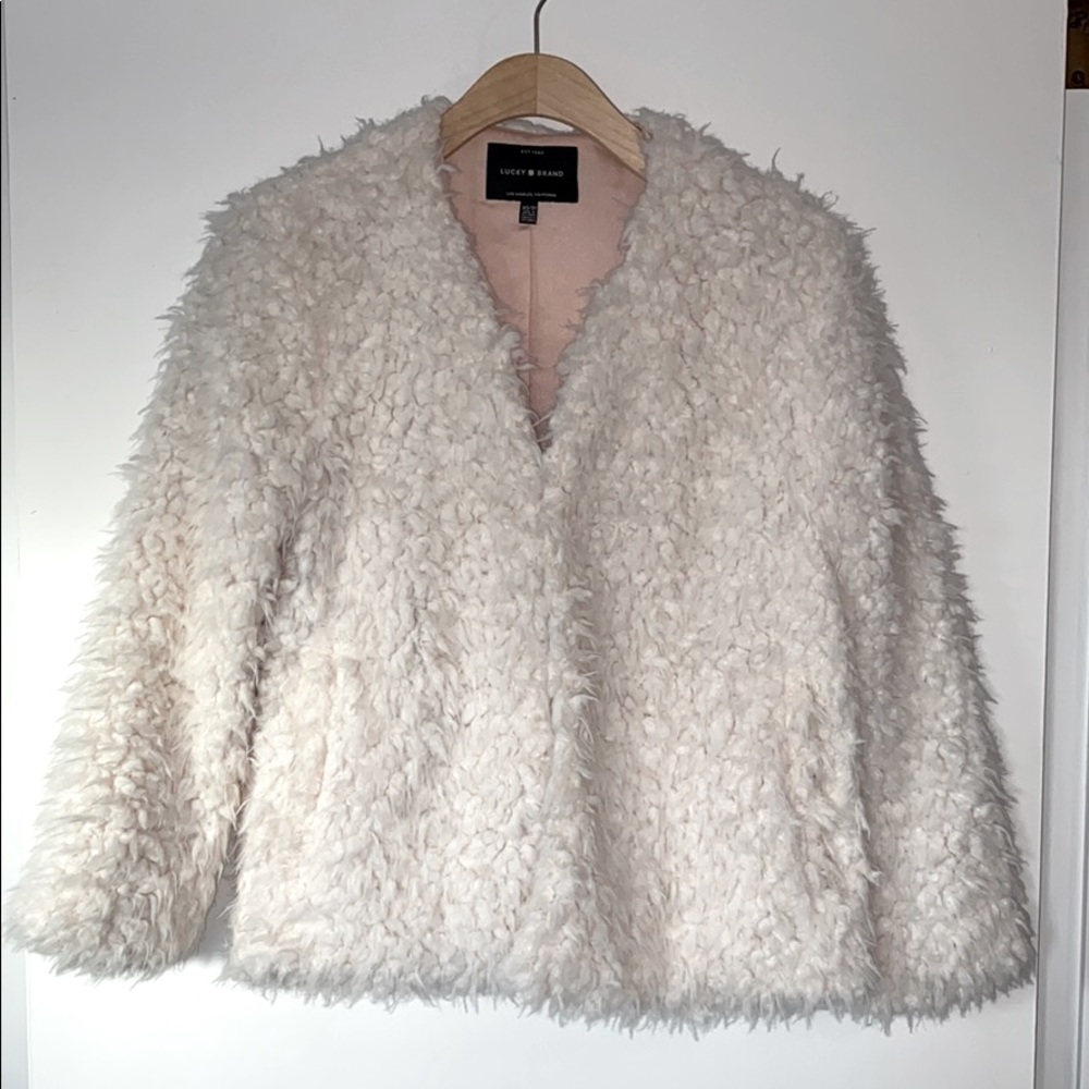 FUZZY Lucky Brand Jacket